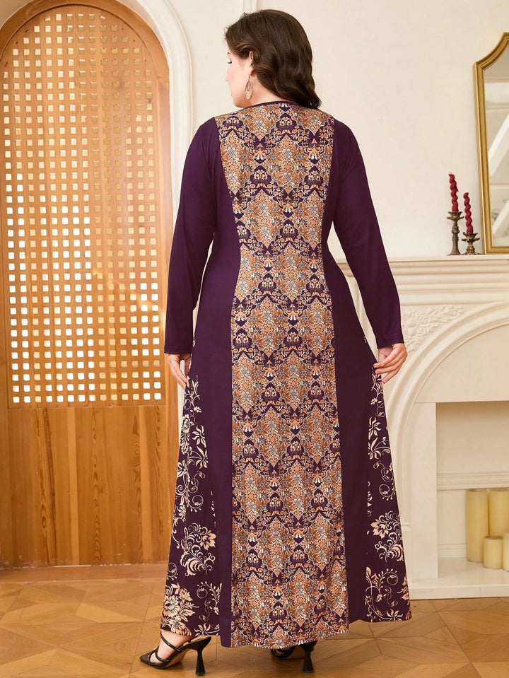 Rochie maxi SHEIN, mix culori