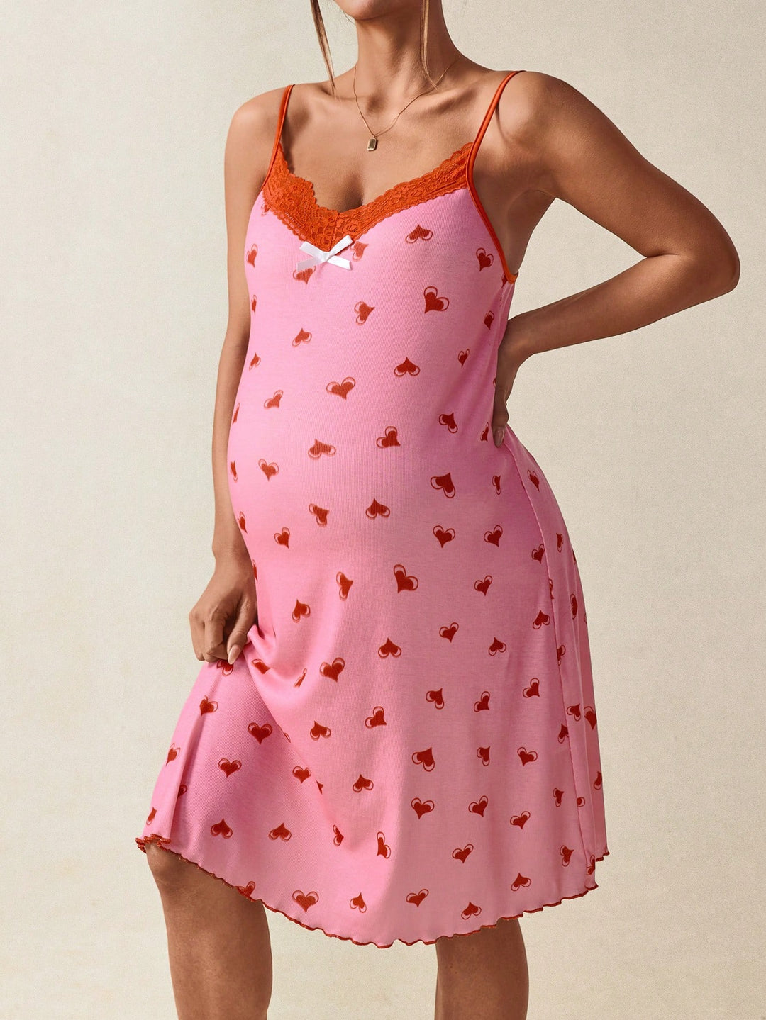 Rochie de noapte SHEIN, roz