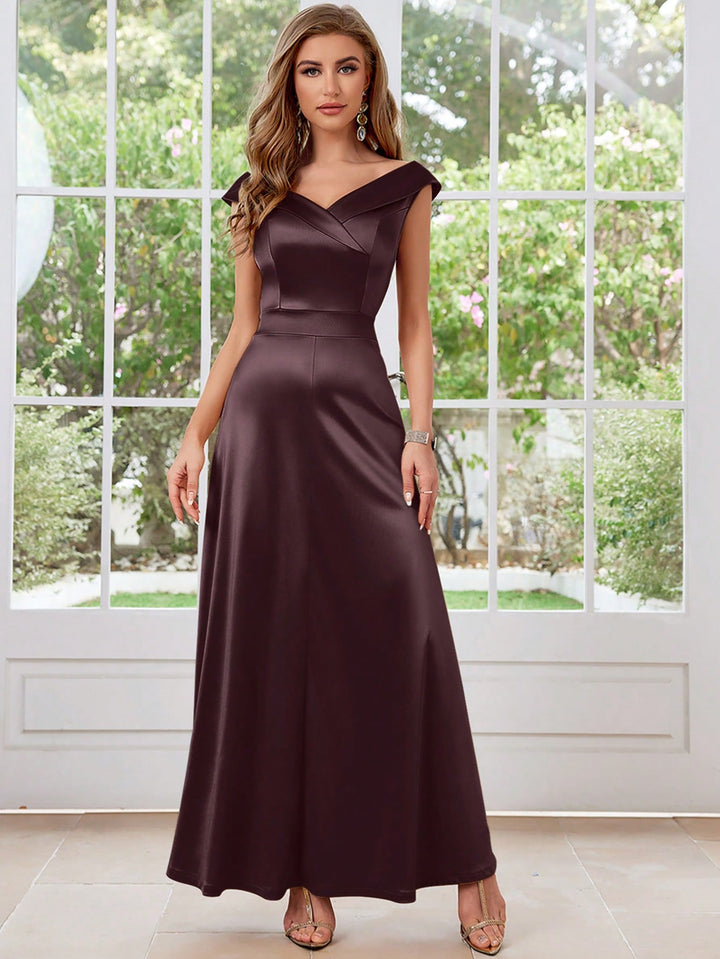 Rochie maxi SHEIN, vișiniu