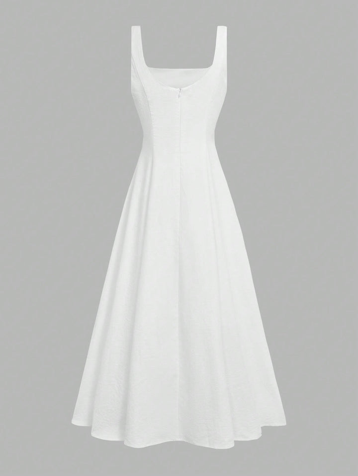 Rochie maxi SHEIN, alb