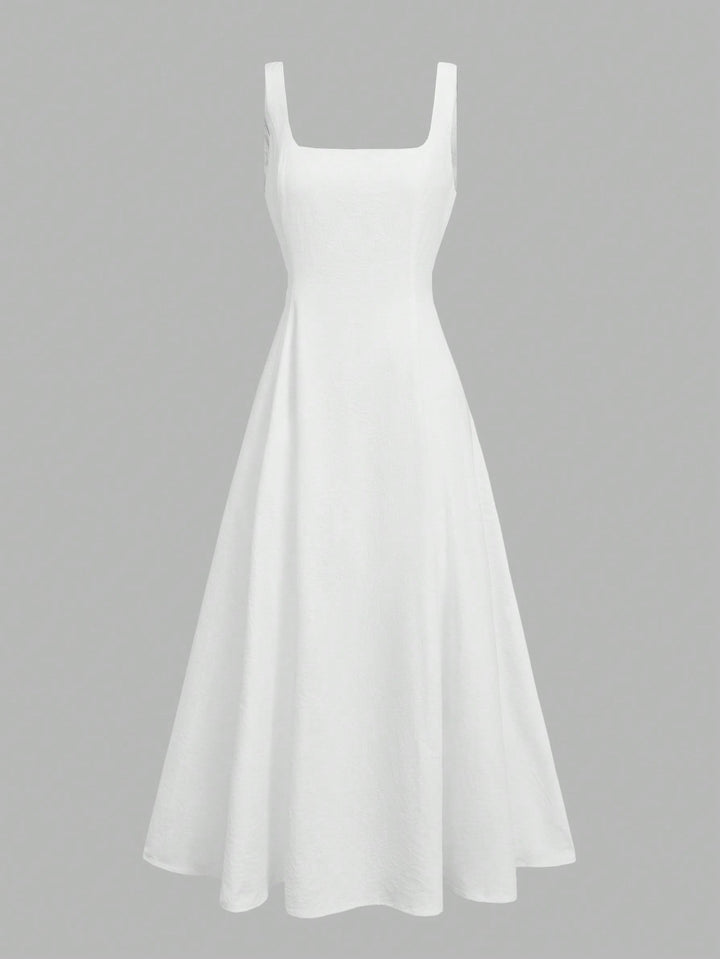 Rochie maxi SHEIN, alb