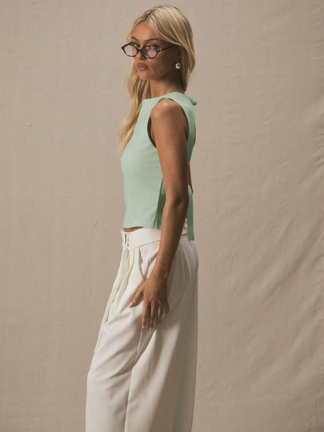 Top SHEIN, verde
