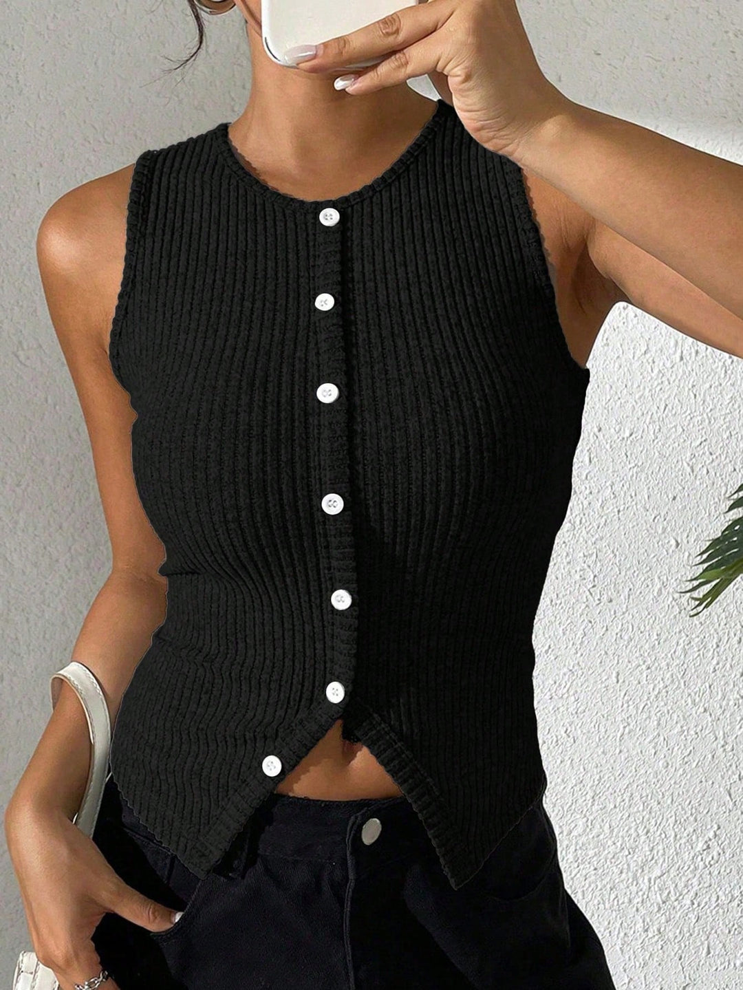 SHEIN top, fekete