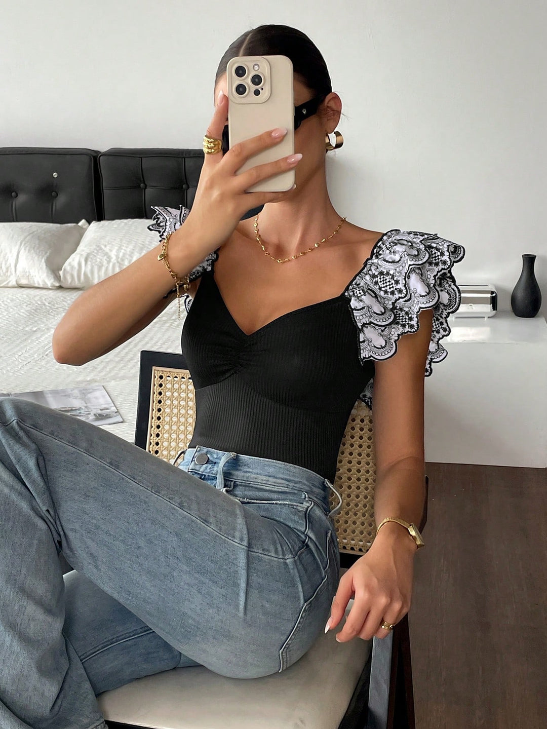 Tricou SHEIN, negru