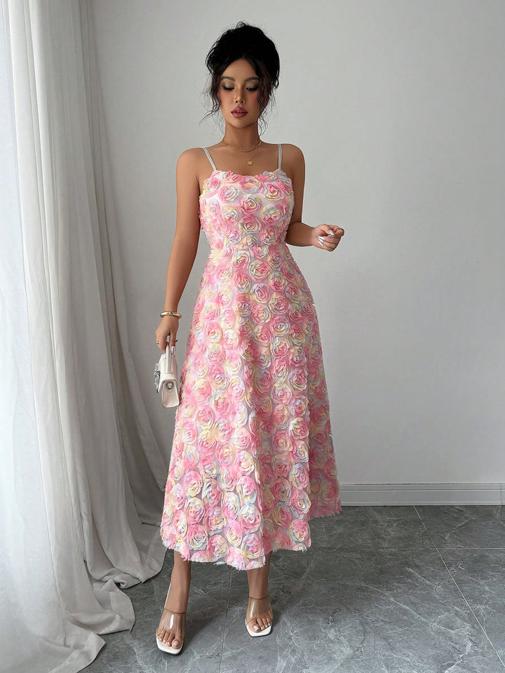Rochie maxi SHEIN, mix culori