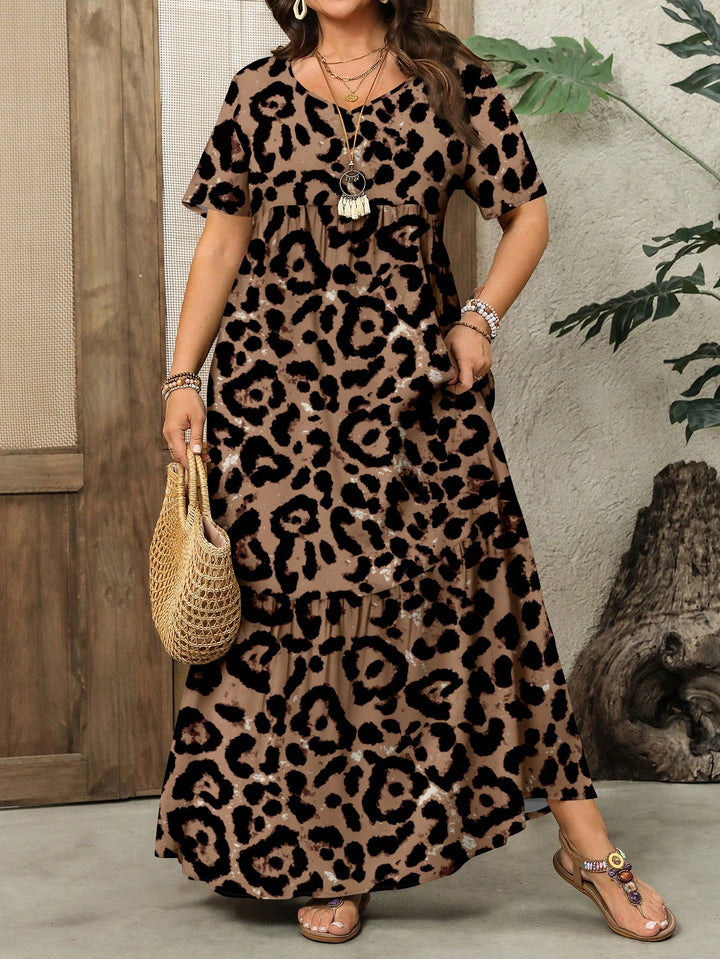Rochie maxi SHEIN, mix culori