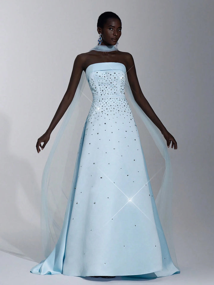 Rochie de ocazie SHEIN, albastru
