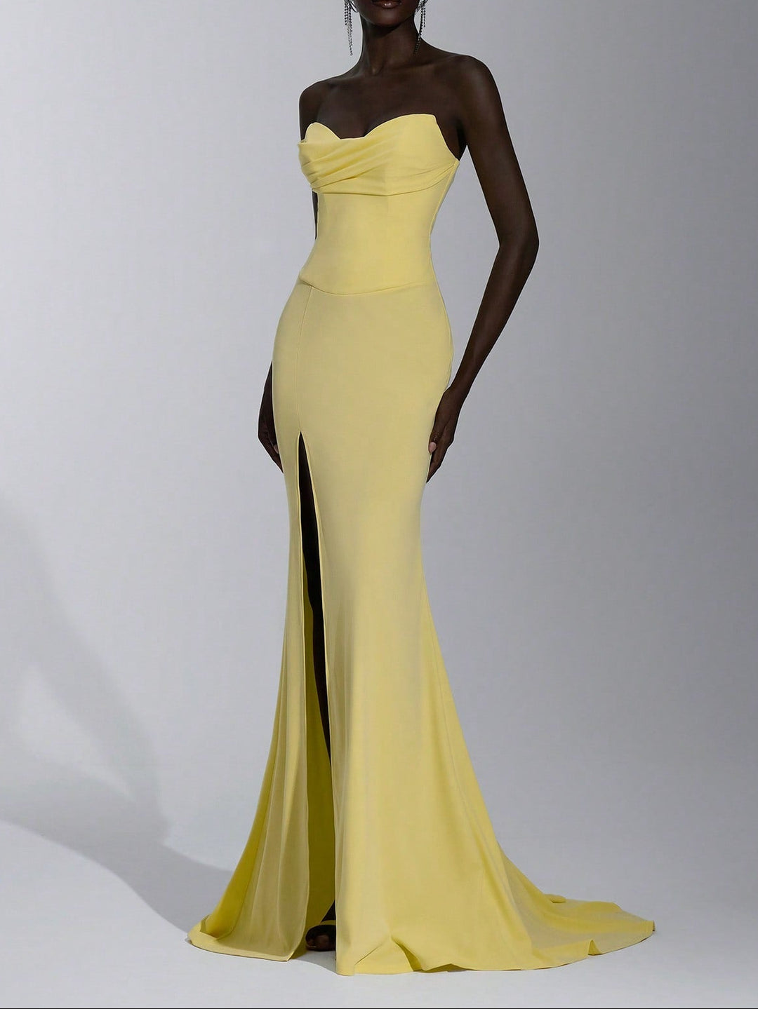 Rochie maxi SHEIN, galben