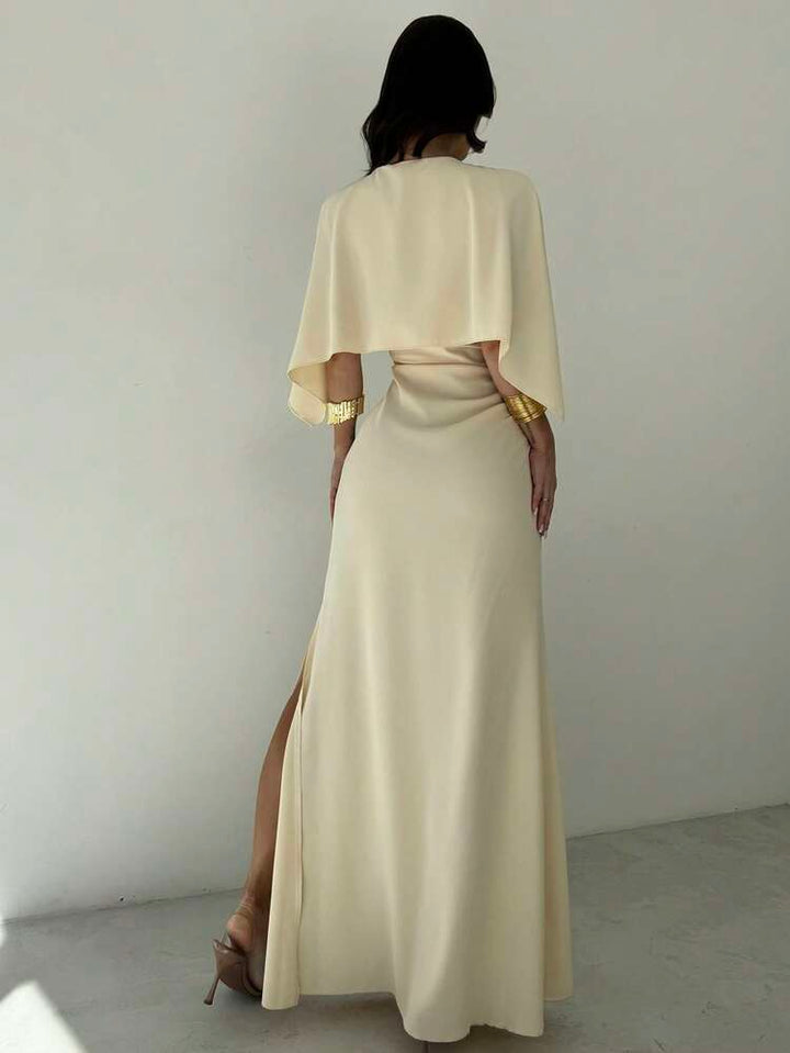 Rochie maxi SHEIN, crem