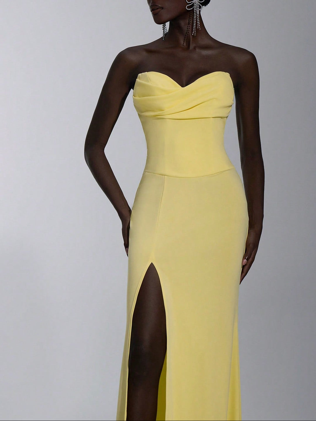 Rochie maxi SHEIN, galben