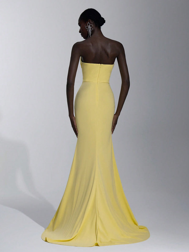 Rochie maxi SHEIN, galben