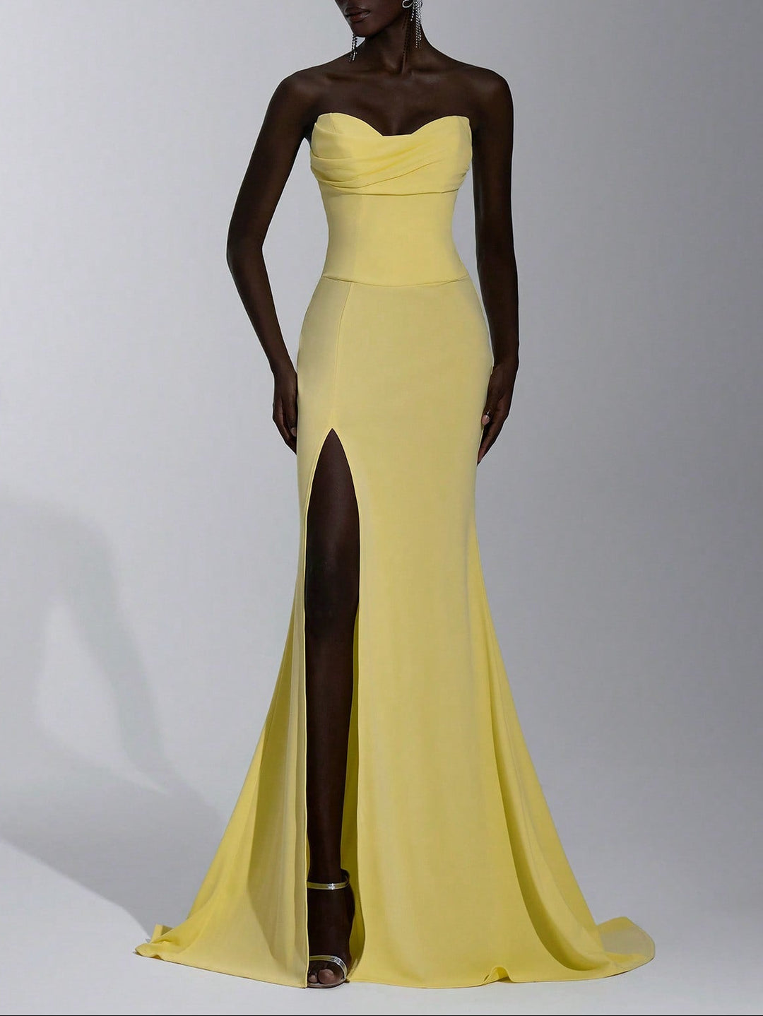 Rochie maxi SHEIN, galben