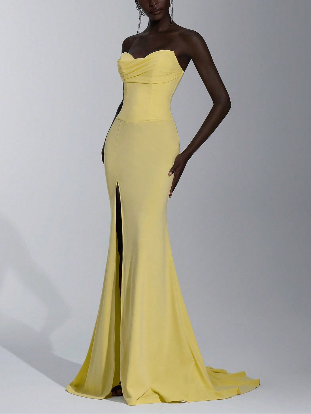 Rochie maxi SHEIN, galben