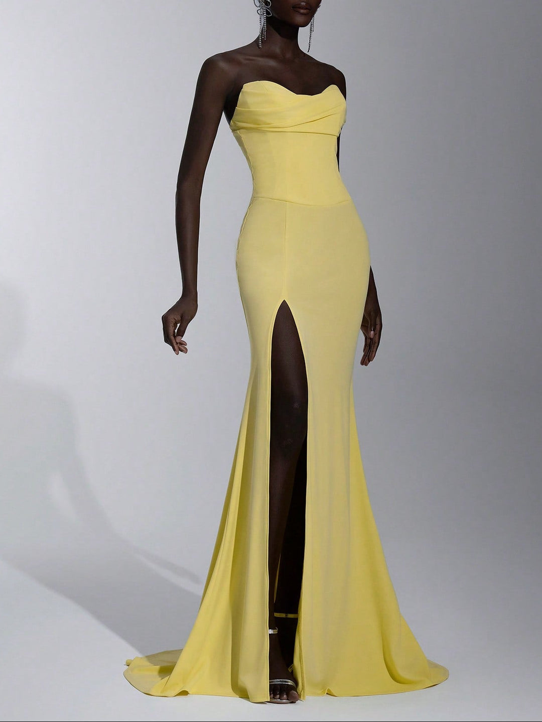 Rochie maxi SHEIN, galben