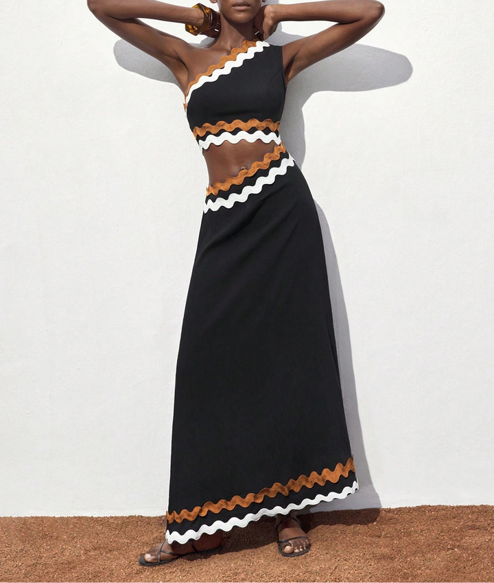 Rochie maxi SHEIN, negru