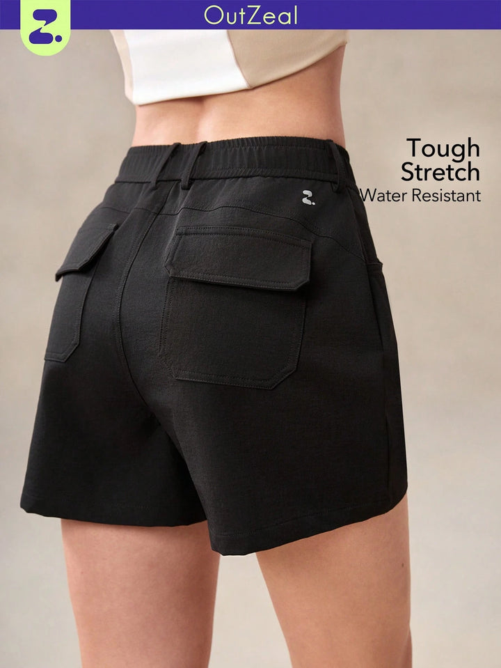 Pantaloni scurți SHEIN, negru