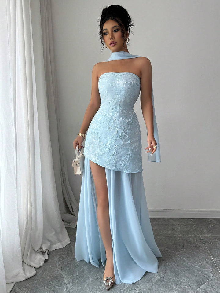 Rochie maxi SHEIN, albastru