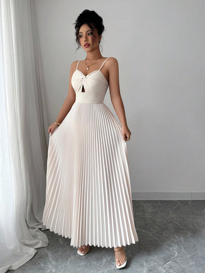 Rochie maxi SHEIN, bej