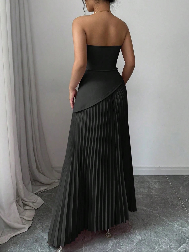SHEIN maxi ruha, fekete