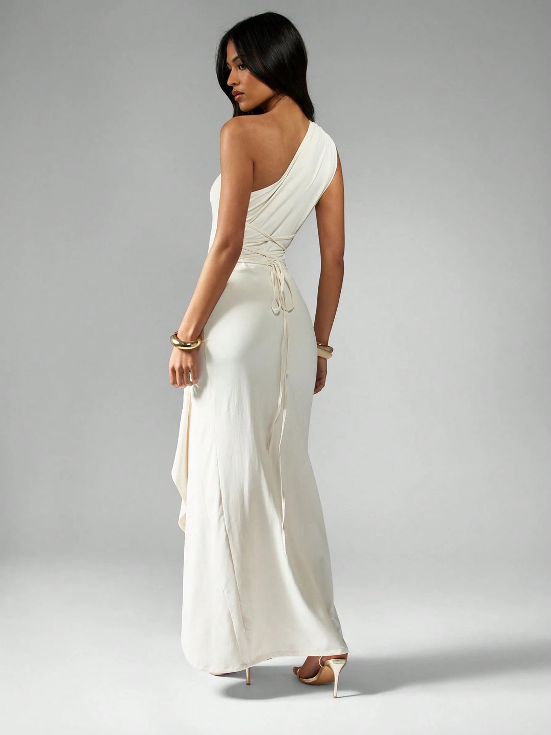 Rochie maxi SHEIN, bej