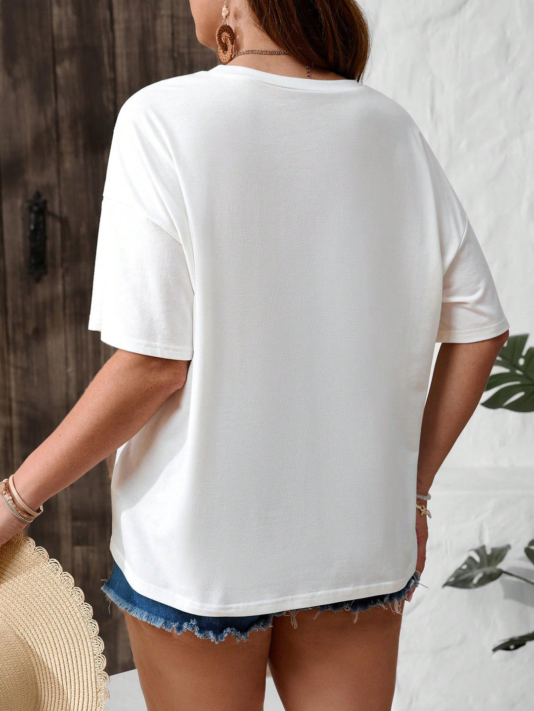 Tricou SHEIN, alb