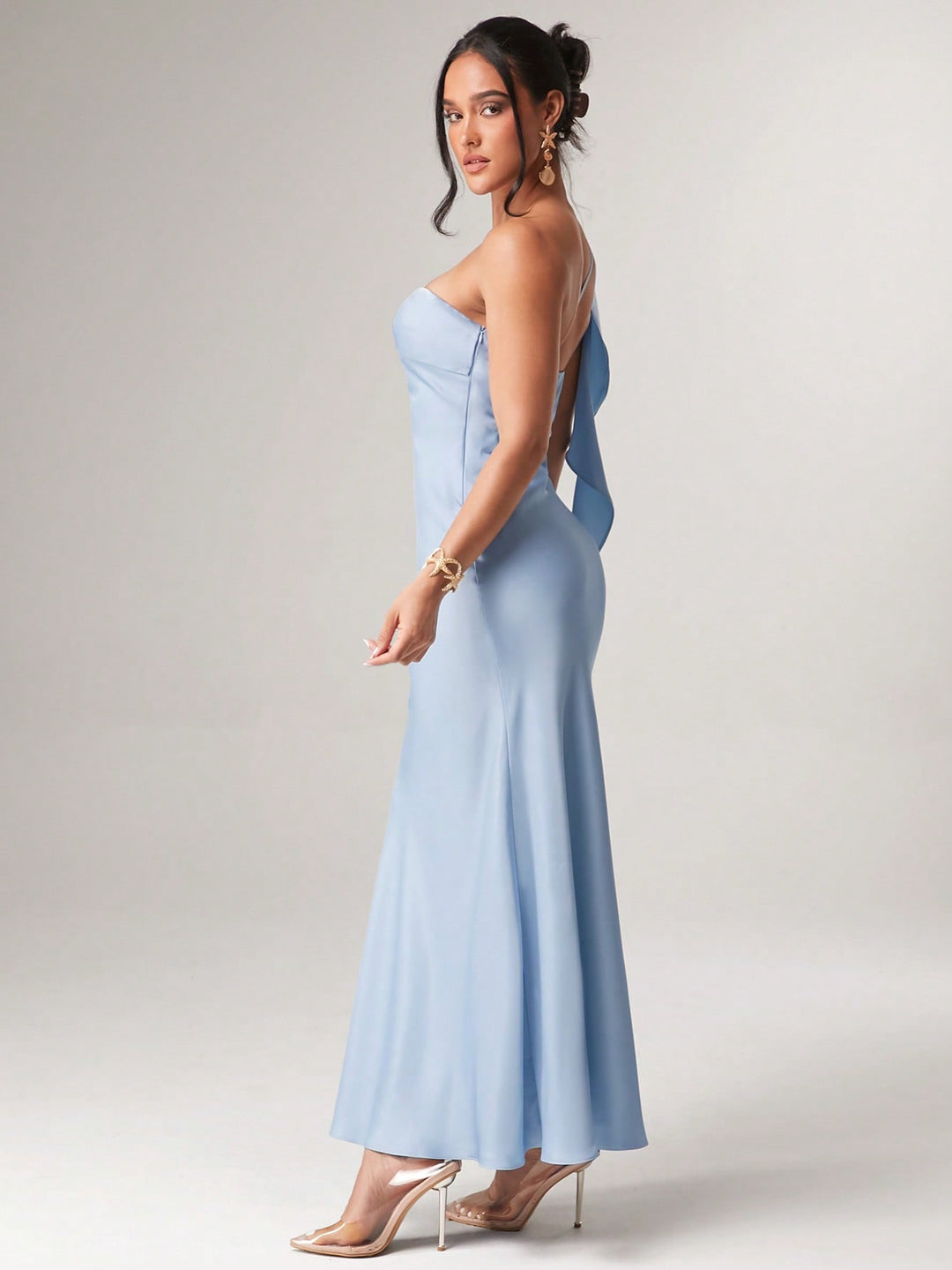 Rochie maxi SHEIN, albastru
