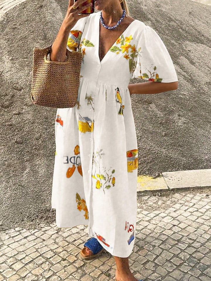 Rochie maxi SHEIN, mix culori