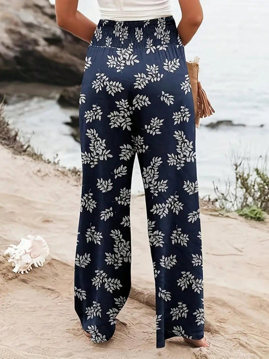Pantaloni SHEIN, bleumarin