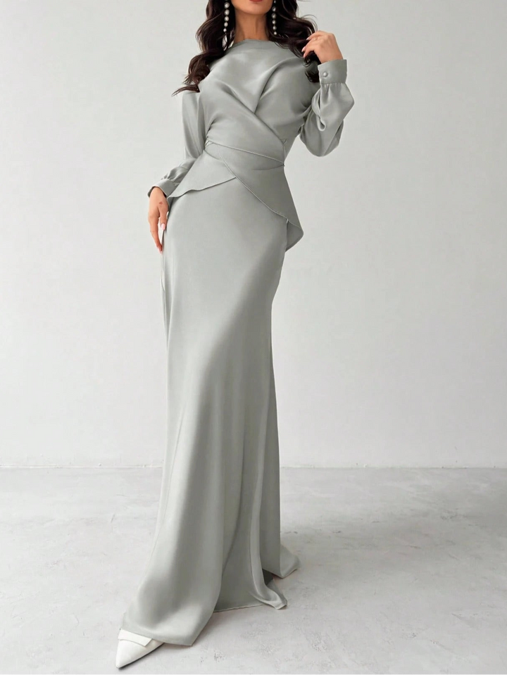Rochie maxi SHEIN, gri