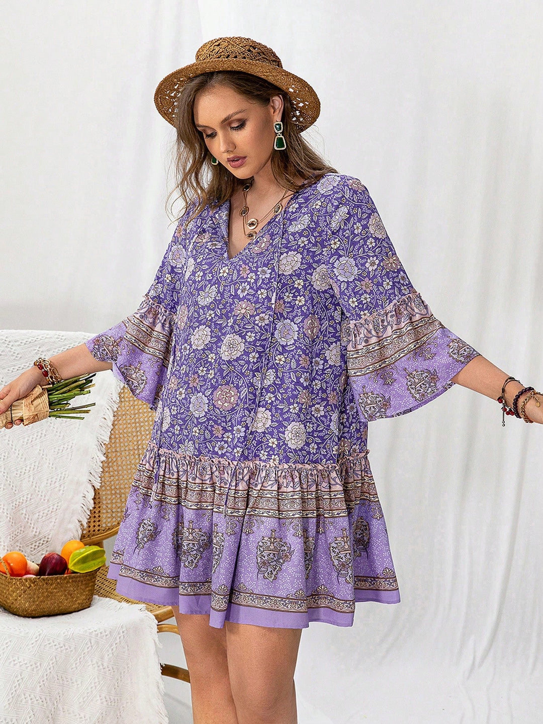 SHEIN ruha, lila