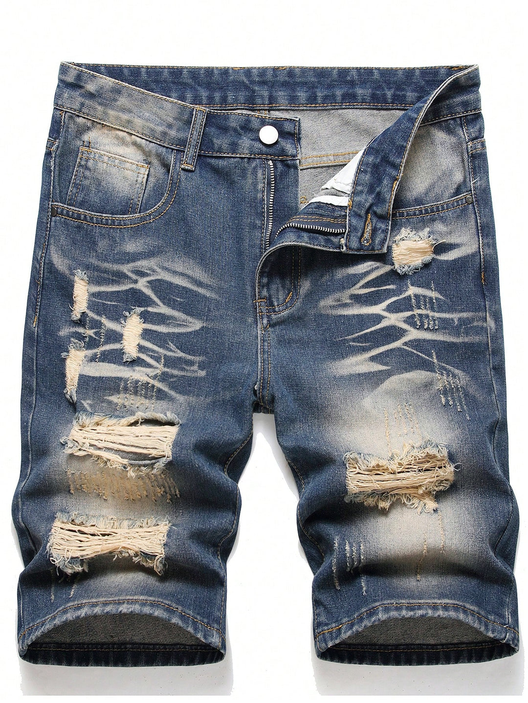 Pantaloni scurți SHEIN, albastru