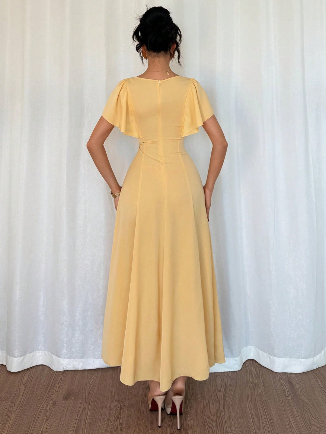 Rochie maxi SHEIN, galben