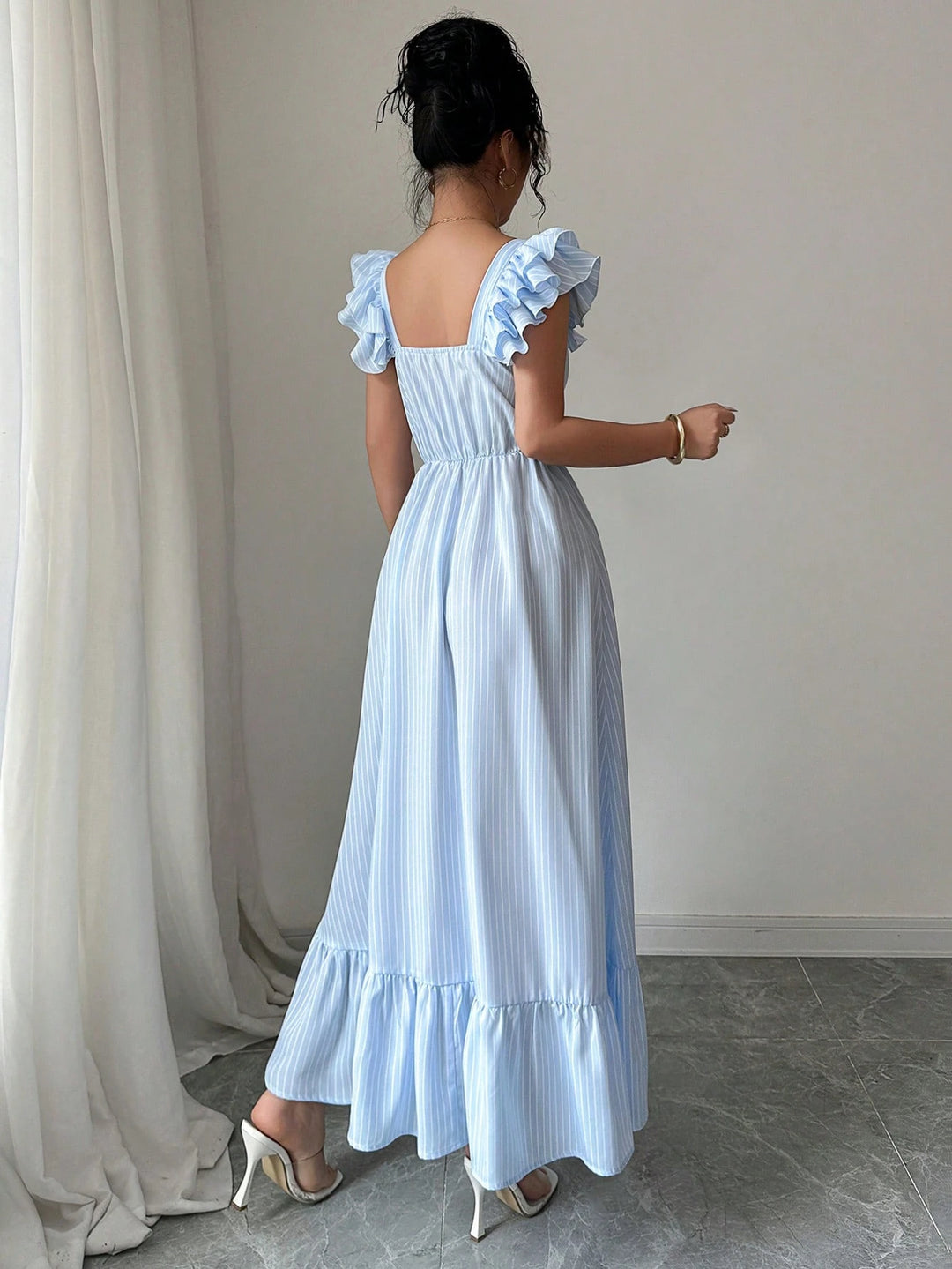 Rochie maxi SHEIN, albastru