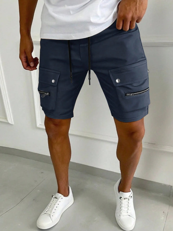 Pantaloni scurți SHEIN, albastru