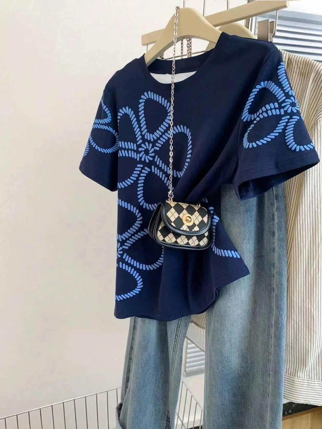 Tricou SHEIN, albastru