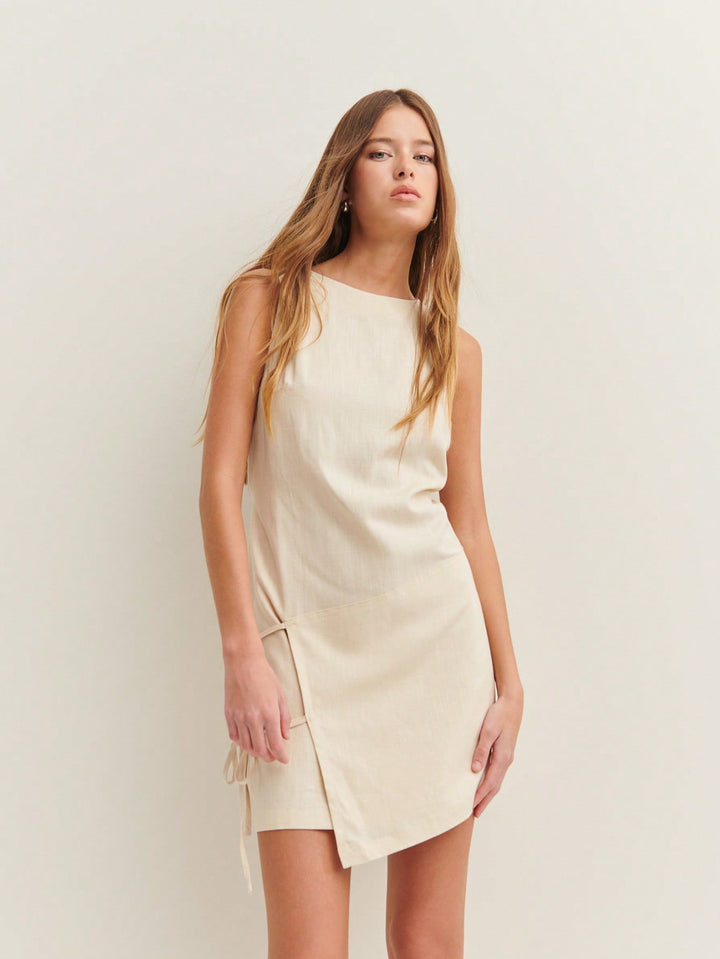Rochie mini SHEIN, bej