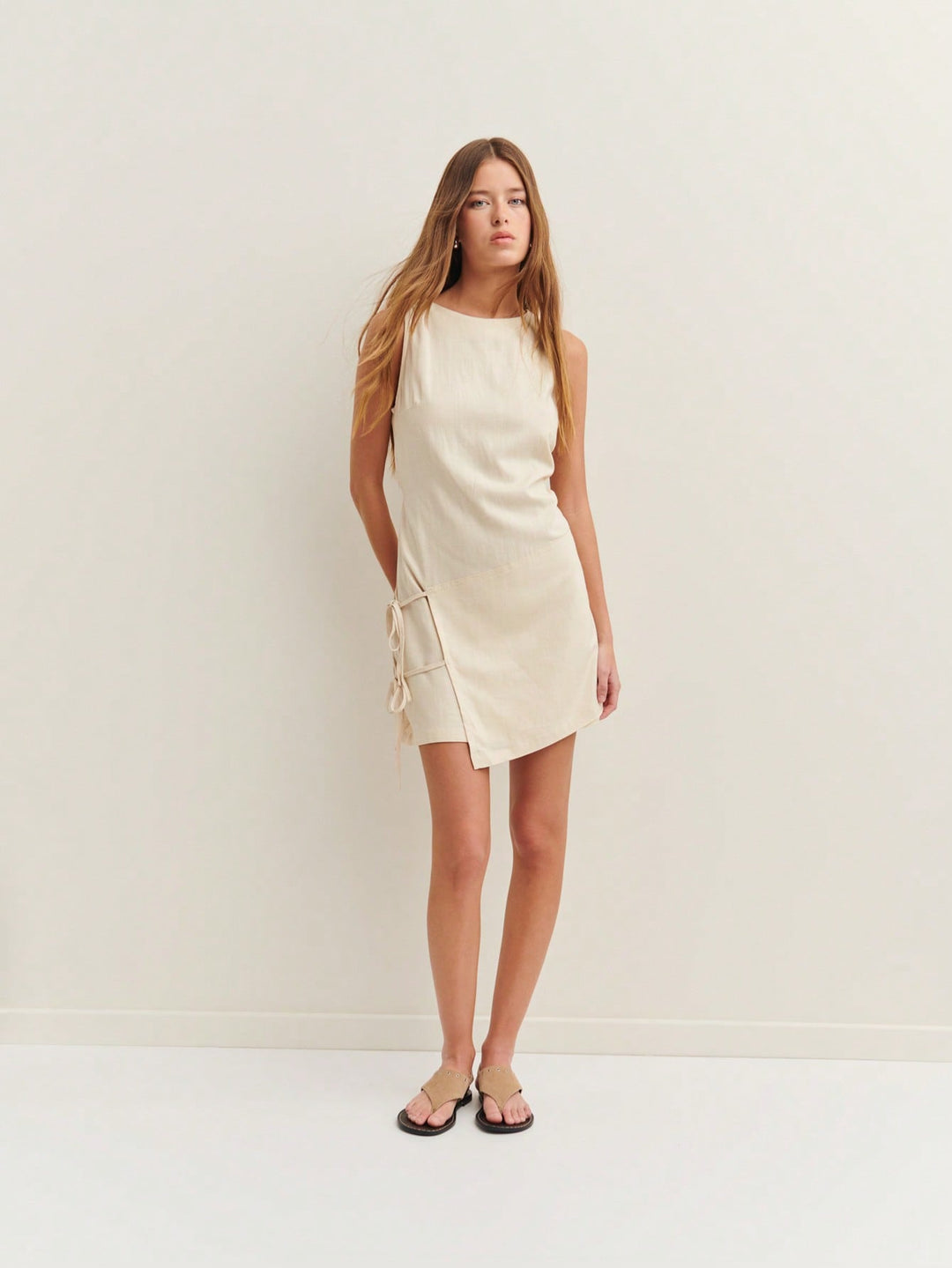 Rochie mini SHEIN, bej