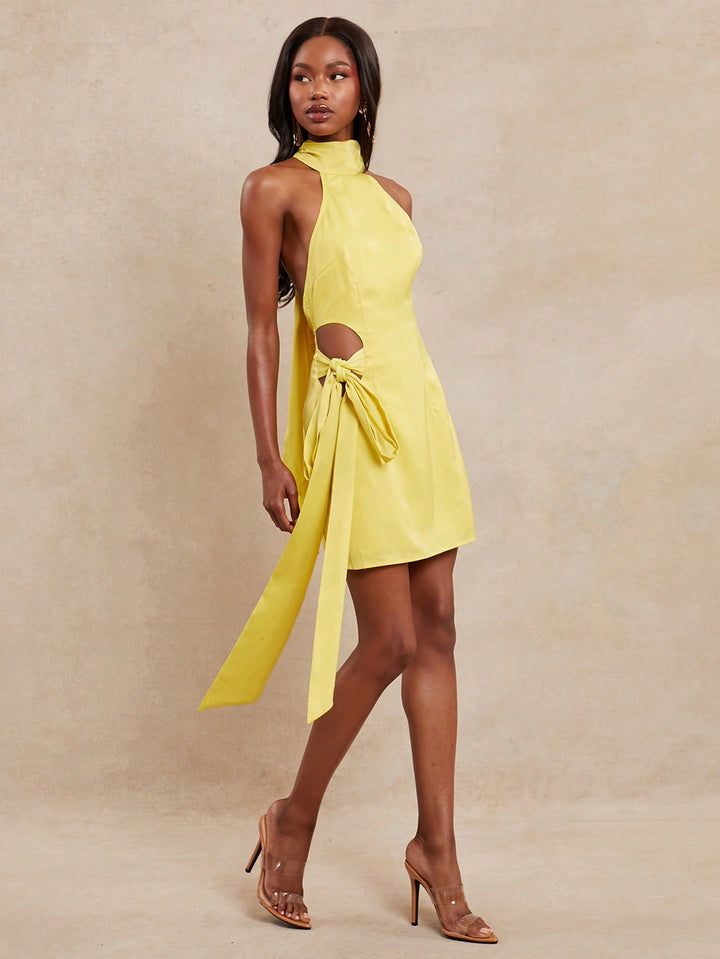 Rochie mini SHEIN, galben