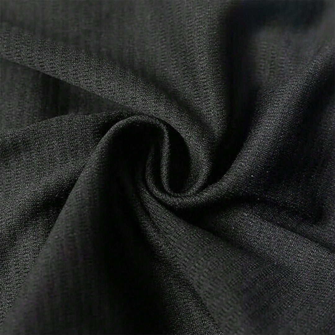 Cămașă cu mânecă scurtă SHEIN, negru
