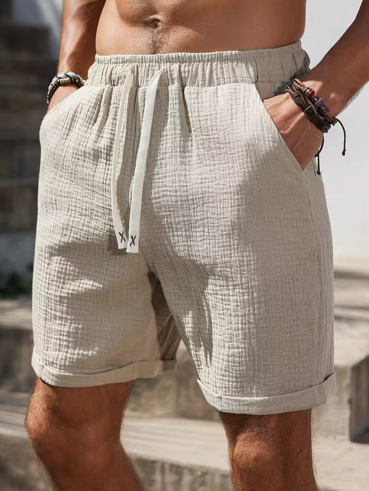 Pantaloni scurți SHEIN, bej