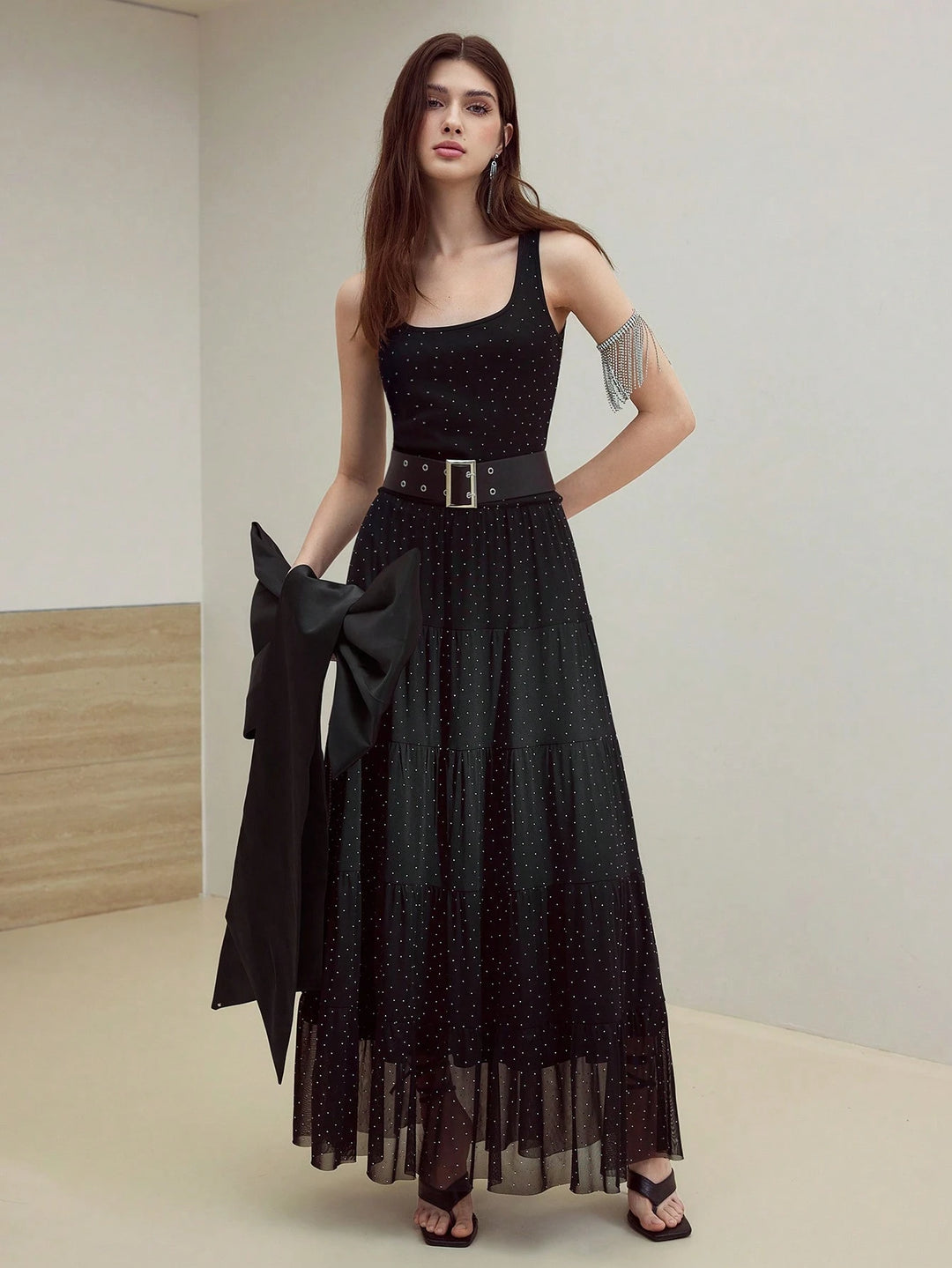Rochie maxi SHEIN, negru