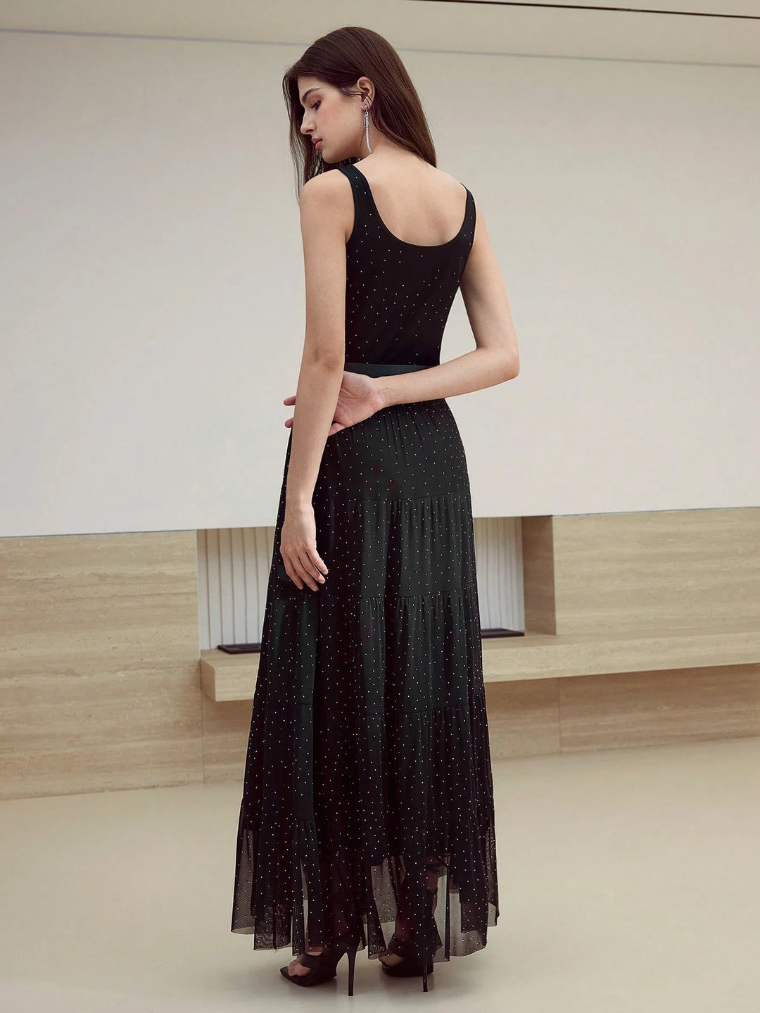 Rochie maxi SHEIN, negru