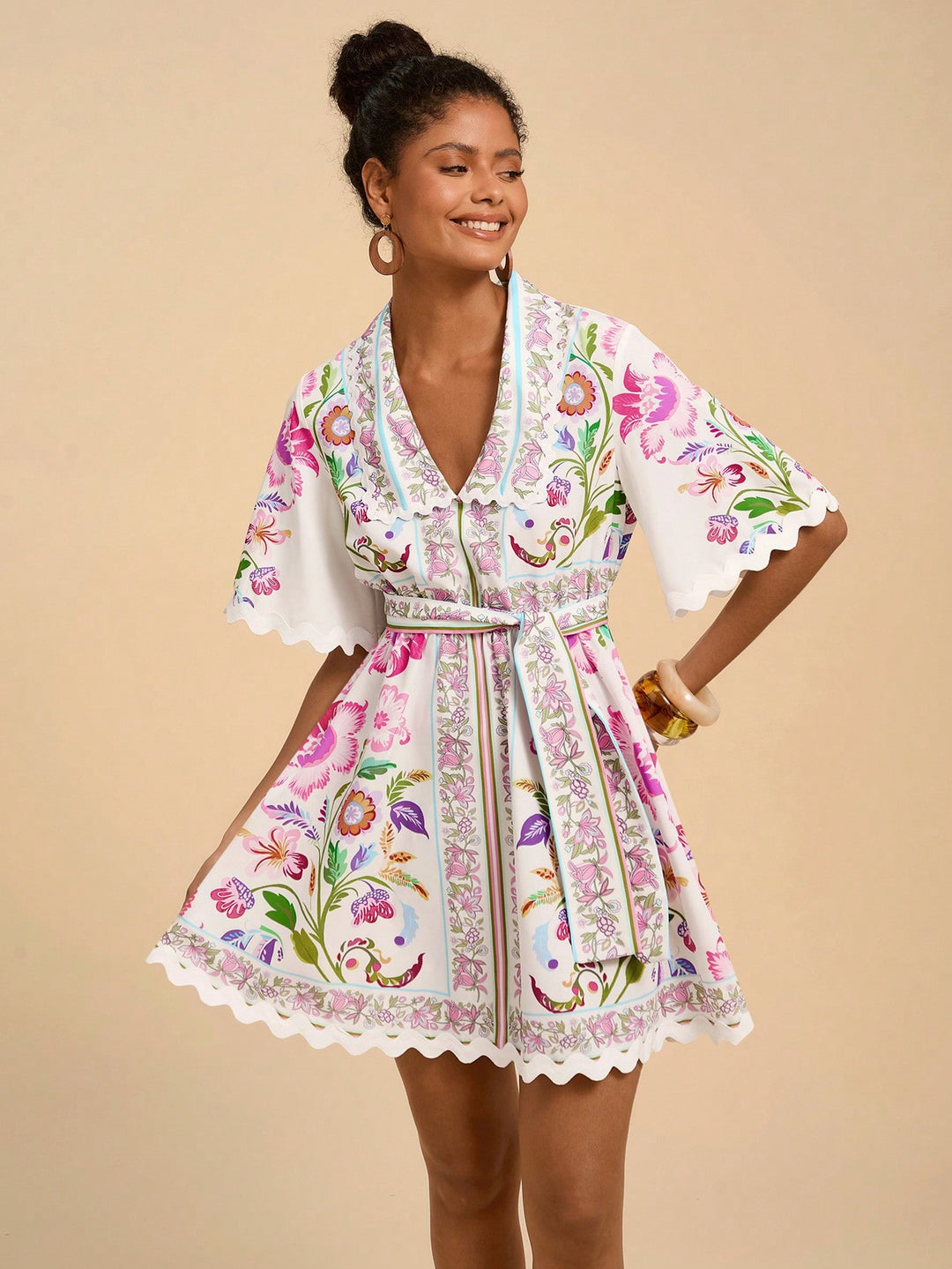 Rochie mini SHEIN, alb