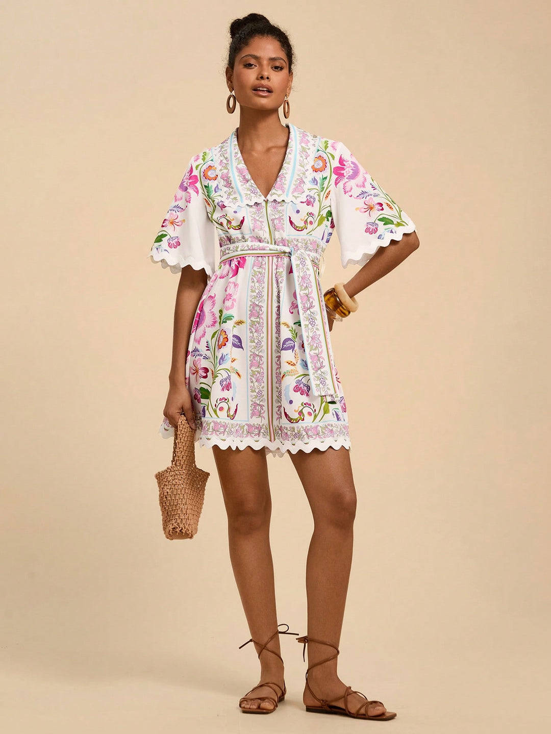 Rochie mini SHEIN, alb