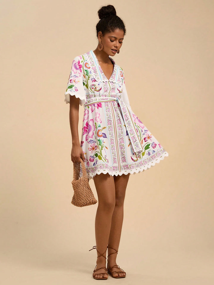 Rochie mini SHEIN, alb