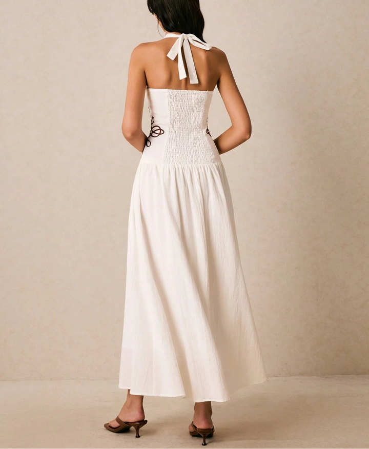Shein maxi ruha, fehér