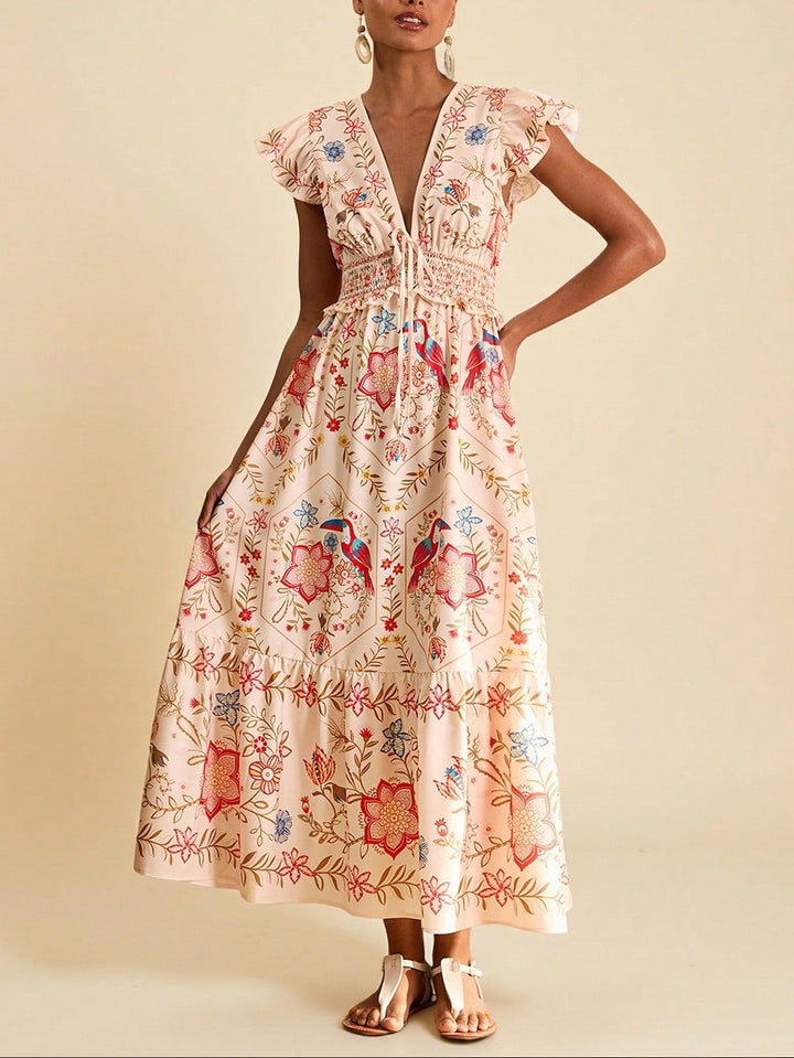 Rochie midi SHEIN, mix culori