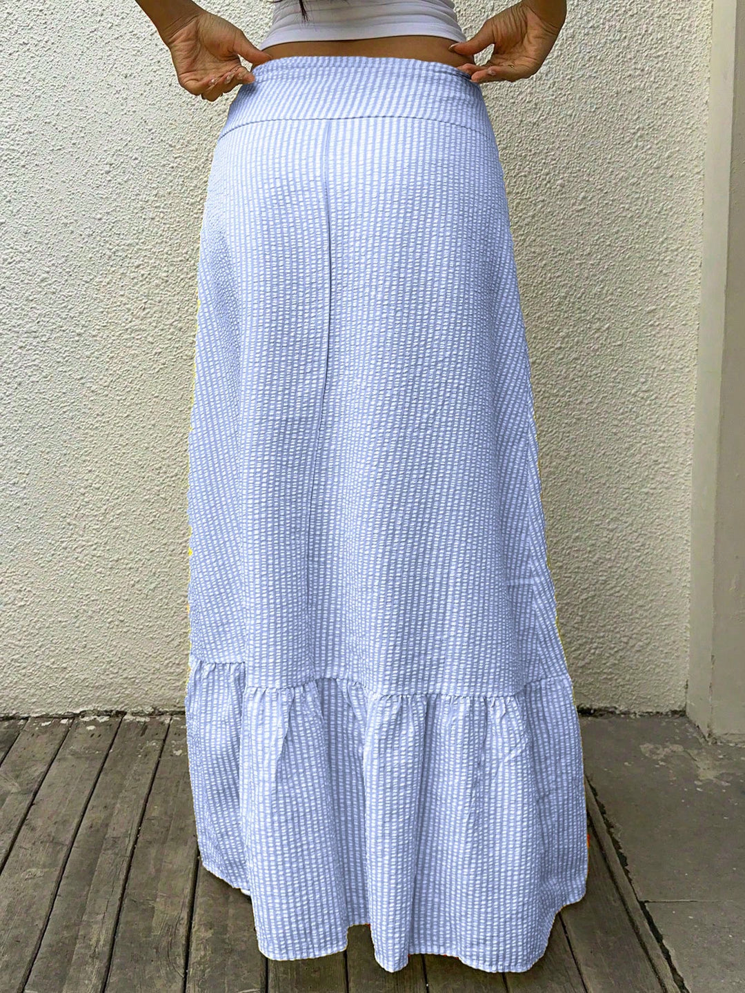SHEIN maxi szoknya, kék