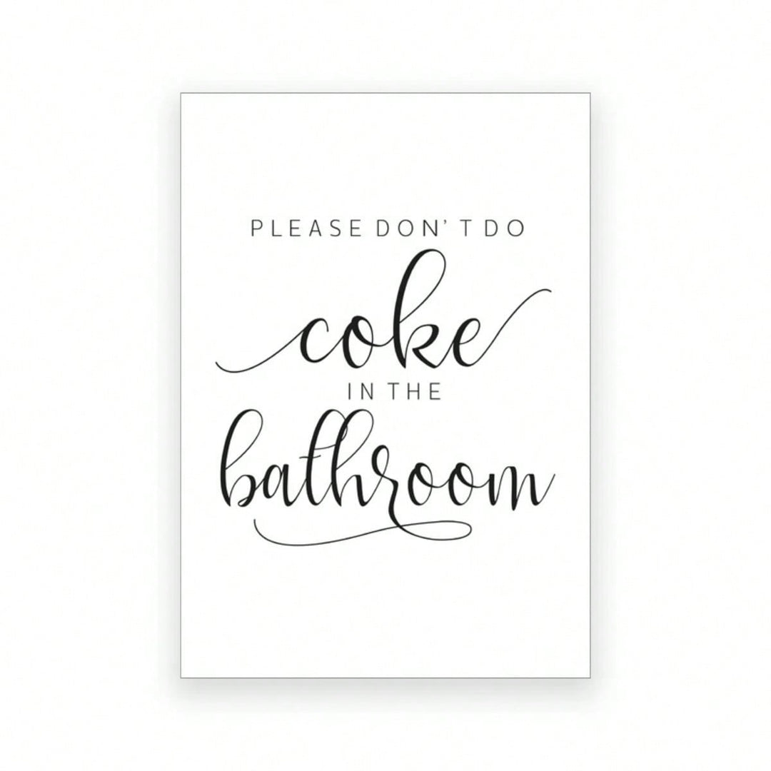Poster de baie SHEIN, mix culori