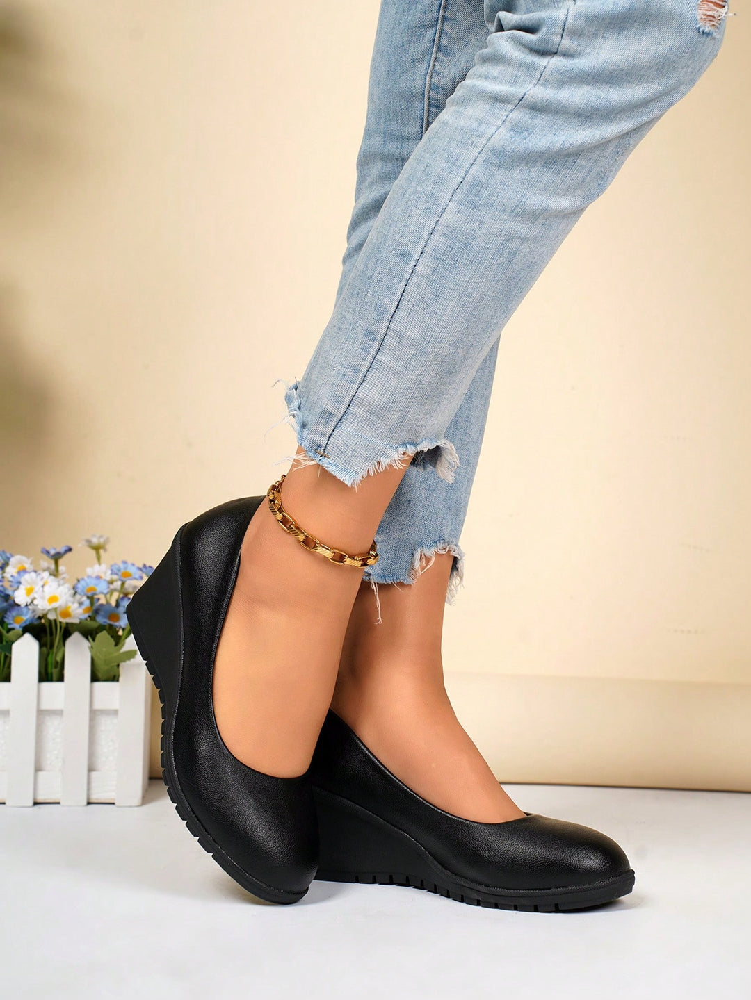 Pantofi SHEIN, negru